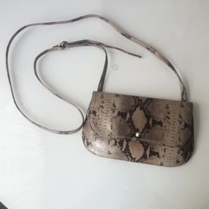 Leather cross-body small bag